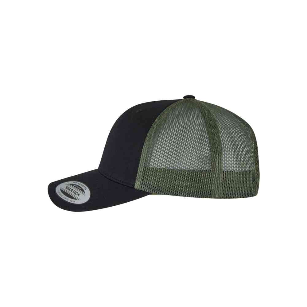 Flexfit - Retro 2Tone pale Trucker cap - Black